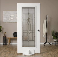 Kit Moderno de Vidrio Decorativo Perforado con Tiras de Zinc para Paredes Cortina, Dormitorios y Comedores, Integrado en Puertas y Ventanas