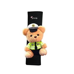 Kit di protezione interna per auto Premium carini Pet Police Bear peluche per auto - Product Image 5