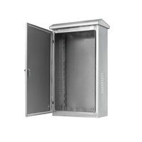 Boîtier de distribution électrique en acier inoxydable, étanche, vide, avec capot anti-pluie pour projets de câblage extérieur