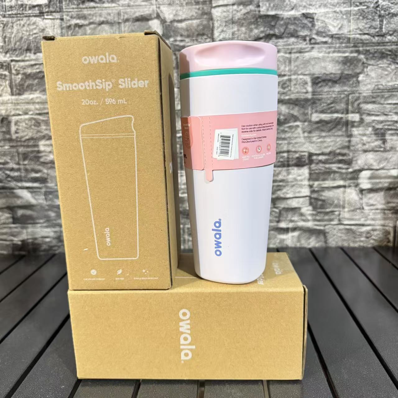 20oz pink white