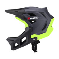 Casque de vélo tout-terrain réglable pour adulte, protection intégrale, personnalisable, pour l'été, VTT, descente, sécurité