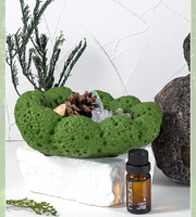 Diffuseur de parfum en cristal de lave de luxe Lovsens, ornement de table, diffuseur sans flamme, tasse à parfum, aromathérapie, huile essentielle, coffret cadeau