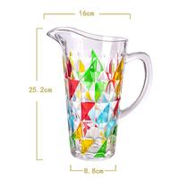 Ensemble de lunettes Pichet à eau Pichet en verre Ensemble classique de théière 250ML Tasse à boire pour l'eau Tasse à café en verre à double paroi Tasse d'amour