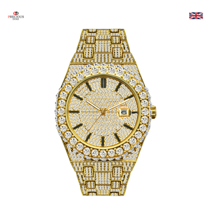 Orologio da Uomo PRECIOUS DUKE di Lusso con Diamanti, Cassa in Lega, Orologio alla Moda, Resistenza all'Acqua 3 bar, Quadrante <span class=keywords><strong>42</strong></span>, Movimento al Quarzo - Product Image 2