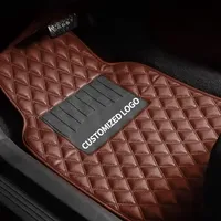 Artes PU CUIR tapis de voiture dédié Respectueux de l'environnement Usine personnalisée Vente en gros Antidérapant Parfait 5D TPE Tapis de sol de voiture Ma
