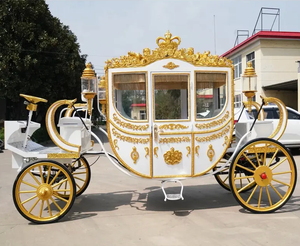 Venta caliente boda carro de <span class=keywords><strong>caballos</strong></span> rueda de alta resistencia de lujo royla carro de <span class=keywords><strong>caballos</strong></span> remolque barato Cenicienta carro de <span class=keywords><strong>caballos</strong></span> <span class=keywords><strong>para</strong></span> la venta - Product Image 3