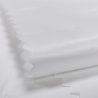 100% Polyester Taffetas Tissu Blanc 320T-400T Veste D'hiver Doublure Downproof Cire pour Vêtements