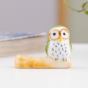 ที่วางตะเกียบเซรามิกรูปนกฮูกน่ารักสำหรับจัดโต๊ะอาหาร ขายส่ง - Product Image 4