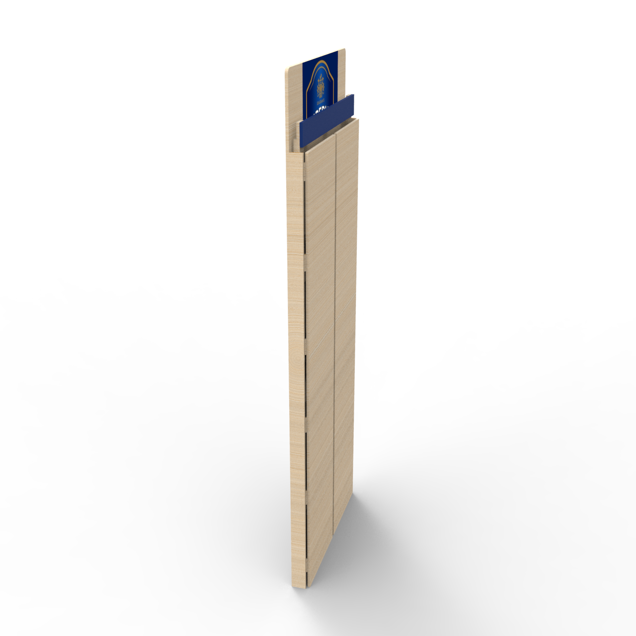 Apache Modern Foldable Light Duty Wood Display Stand Single-Sided Whiskey Bottle Showcase for Supermarket Storage — view 5
