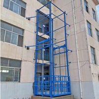 Plataforma Elevadora Hidráulica de Carga Pesada para Almacenes, Elevador de Mercancías, Plataforma de Elevación de Carga