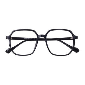 Monture de lunettes rectangulaire Qianai en TR90, anti-lumière bleue, unisexe, taille moyenne, design irrégulier, fabriqué en Chine - Product Image 5