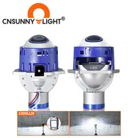 Bi Led Projector Lens Laser Focos Faros Auto Verlichting Systeem Faro Led Hoge/Dimlicht 100 W/pair Proyector Turboes led Koplampen