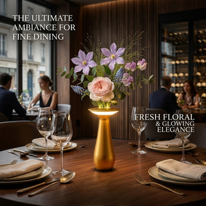 Lámpara de Escritorio LED de Lujo con Base Magnética Inalámbrica Recargable, Resistente al Agua IP54, para Decoración de Restaurantes - Product Image 1