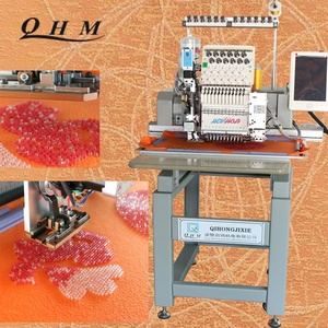 เครื่องปักลูกปัดอัตโนมัติแบบหัวเดียว คอมพิวเตอร์ควบคุม 5-in-1 พร้อมมอเตอร์และชิ้นส่วนแกนลูกปืน - Product Image 4