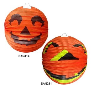 EASTTERN PARTY Lanterne di Carta Cilindriche Pieghevoli Fatte a Mano per <span class=keywords><strong>Halloween</strong></span>, 10 CM, per Decorazioni Domestiche e per Feste - Product Image 3