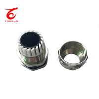 Connecteur de câble de gaz industriel Youkun PG13.5 blindé en métal, protection IP68, certifié CE RoHS