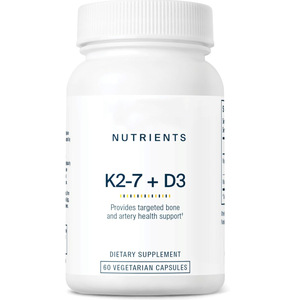 Suplemento de <span class=keywords><strong>Vitamina</strong></span> D3 + K2, Complejo de <span class=keywords><strong>Vitamina</strong></span> <span class=keywords><strong>D</strong></span> que Apoya Niveles Saludables de Calcio, Salud Muscular y Ósea - Product Image 1