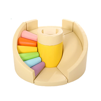 Parque Infantil Original de Fábrica Hanlin para Niños, Componentes Ecológicos de Acero, Madera y Plástico, Color Personalizado, Uso Interior/Exterior