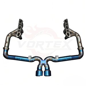 ท่อไอเสียไทเทเนียมน้ำหนักเบาพิเศษ Vortex สำหรับ Porsche 911 GT3 991 ปี 2014-2019 แบบควบคุมวาล์ว Catback ติดตั้งง่าย - Product Image 5