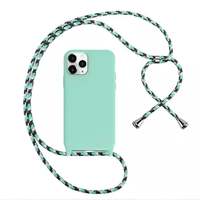 Étui avec cordon pour 17/16/15/13/11 Pro Max/Mini/XS/X/R8/7 Plus, étui antichoc en TPU avec porte-cartes, protection robuste de luxe