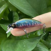 Micro Minnow Sinking 50mm 5g Leurre de pêche pour eau douce, truite, brochet, leurre japonais Pesca, appât artificiel dur