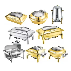 prices of table top restaurant equipment buffet elegant new decorative rectangular fancy chafing dishes disch base set in turkey