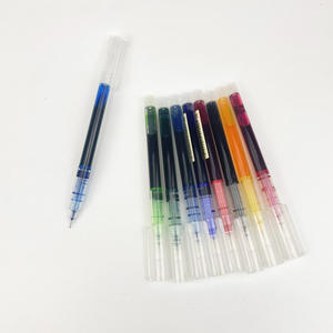 Creative Fashion School Office 0.5mm Straight Liquid Plastic Roller Gel <b>Pen</b> Custom Set with Custom Colors - Product Image 1