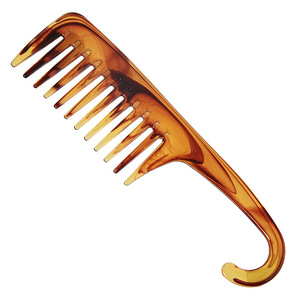 Peigne à dents larges en acétate, grande taille, pour usage domestique, outil de coiffure pour cheveux raides, outil de salon - Product Image 3