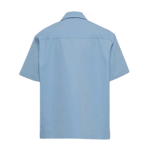 Nouveau design – Chemise d'été à manches courtes pour <span class=keywords><strong>homme</strong></span>, <span class=keywords><strong>style</strong></span> <span class=keywords><strong>vintage</strong></span>, 100 % coton sergé imprimé, respirante, séchage rapide, anti-boulochage, col rabattu - Product Image 4