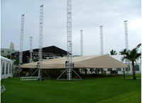 Gran oferta, braguero de iluminación de escenario de aluminio de alta calidad para eventos, braguero de arco de boda, escenario de aluminio