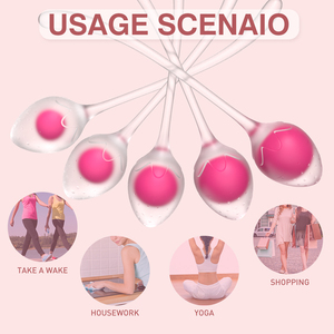 S-hande <span class=keywords><strong>Cherry</strong></span> Liquid Silicone Ben Wa Ball <span class=keywords><strong>Vagina</strong></span> <span class=keywords><strong>Kegel</strong></span> Exercise Doctor Recommended Pelvic Floor Exercises <span class=keywords><strong>Kegel</strong></span> <span class=keywords><strong>Balls</strong></span> Woman - Product Image 2