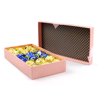 Umweltfreundliche Schokoladen-Geschenkbox Schokoladen-Süßigkeitenbox Lebensmittelbehälter Kraftpapier-Verpackung Luxus OEM Quadratisch Großhandel Süßigkeiten Cho-8