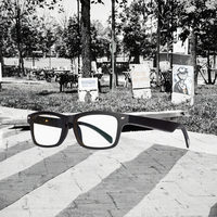 Lunettes de soleil intelligentes avec écouteurs sans fil, verres anti-lumière bleue, commande tactile, chargement magnétique, traduction en temps réel