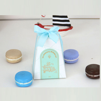 Boîte cadeau trapézoïdale créative et écologique pour mariage, emballage en papier pour chocolats, bonbons, friandises