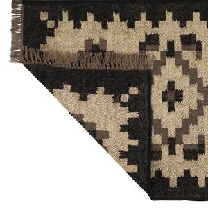 Alfombra de yute de lana Kilim rústica moderna hecha a mano de primera calidad, alfombra con patrón geométrico para dormitorio y sala de estar, juegos de alfombras duraderas - Product Image 5
