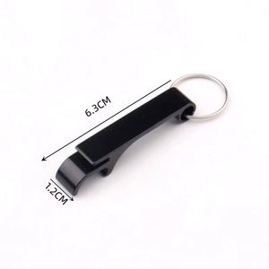 Lightweight Aluminum Metal <b>Keychain</b> with <b>Custom</b> Logo Beer Bottle Opener Waterproof Fashion Luxury Irregular Shape - Product Image 3