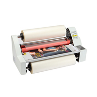Machine à plastifier double face de bureau V350, plastifieuse à rouleaux chauds à prix avantageux