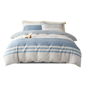 Alenhome Minimalistisches Ganzjahres-Bettwäsche-Set aus 100% Baumwolle, Inklusive Bettlaken und Bettbezug, Universelle Bettwäsche - Product Image 6