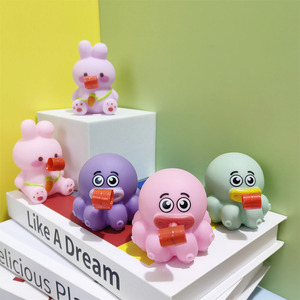 ของเล่นบีบม้วนรูปปลาหมึกยักษ์ ยี่ห้อจินคาน รุ่นใหม่ มีเสียงดนตรี บีบแล้วมีเสียงร้อง ของเล่นสร้างสรรค์คลายเครียด - Product Image 5