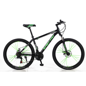 Bicicletta da <span class=keywords><strong>uomo</strong></span> 27.5 pollici verde a 21 velocità, con freno a disco a 24 velocità e pedali standard, direttamente dalla fabbrica cinese - Articolo caldo! - Product Image 2