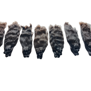 Pelucas rizadas rectas onduladas del cuerpo indio sin procesar, extensiones de cabello humano trenzadas de procesamiento vietnamita baratas - Product Image 1