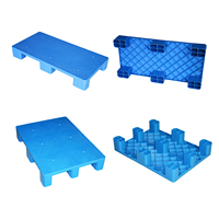 Palette Euro Mini HDPE 500*400 à Face Unique Écologique avec Surface Plane pour Supermarché Entrepôt