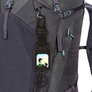 รีลพวงกุญแจน้ำหนักเบาทนทานขนาดเล็กผลิตในประเทศจีนอุปกรณ์เสริมพวงกุญแจสำหรับปีนเขาแบบพับเก็บได้ปลอดภัย - Product Image 4