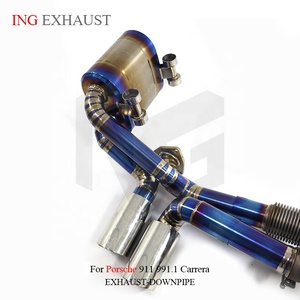 ING Titan legierung Auspuff Catback Für Porsche 911 991.1 2012-2015 Carrera /<span class=keywords><strong>Tager</strong></span>/Targe /Turbo Catback Auspuff Ventil - Product Image 4