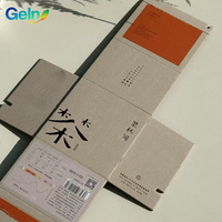 Caja de Regalo de Té Plegable de Papel Rígido Gris, Ecológica y Reciclable, con Impresión de Logotipo Personalizado para Minoristas de Té, Empaque Premium para Té Gourmet