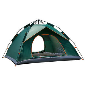 Tente de <span class=keywords><strong>camping</strong></span> familiale d'été grande capacité, imperméable, portable, coupe-vent, ouverture automatique rapide, camouflage, légère (2,8 kg) - Product Image 5