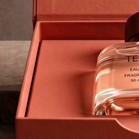 Boîte à parfum rigide de style livre rouge magnétique premium sur mesure pour une seule bouteille, présentation pour emballage de parfum personnalisé
