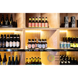 ผู้จัดจําหน่ายร้านขายสุราที่มีสไตล์ตกแต่งขายปลีกขายส่งชั้นวางไวน์ขวดไวน์คุณภาพสูงยืนแสดง - Product Image 1
