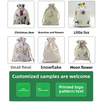 Sac en tissu personnalisable et recyclable avec cordon de serrage et pochette à rabat, imprimé sérigraphié, pour vêtements et bijoux, fourni directement par l'usine