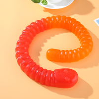 Großhandel Giant Gummy Worm Halal Bulk Größte Regenwurm Gummi würmer Candy Jelly Sour Crawlers Weiche Süßigkeiten